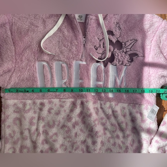 Minnie Mouse Fleece Hoodie NWT - Picture 5 of 10
